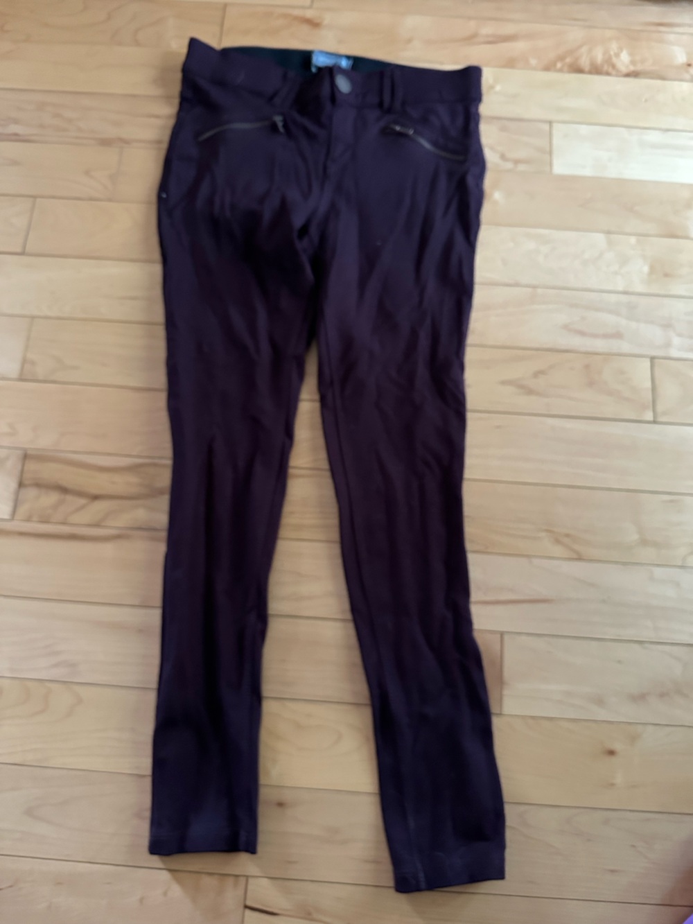 Maroon Jeggings - Stretchy Slim Fit
